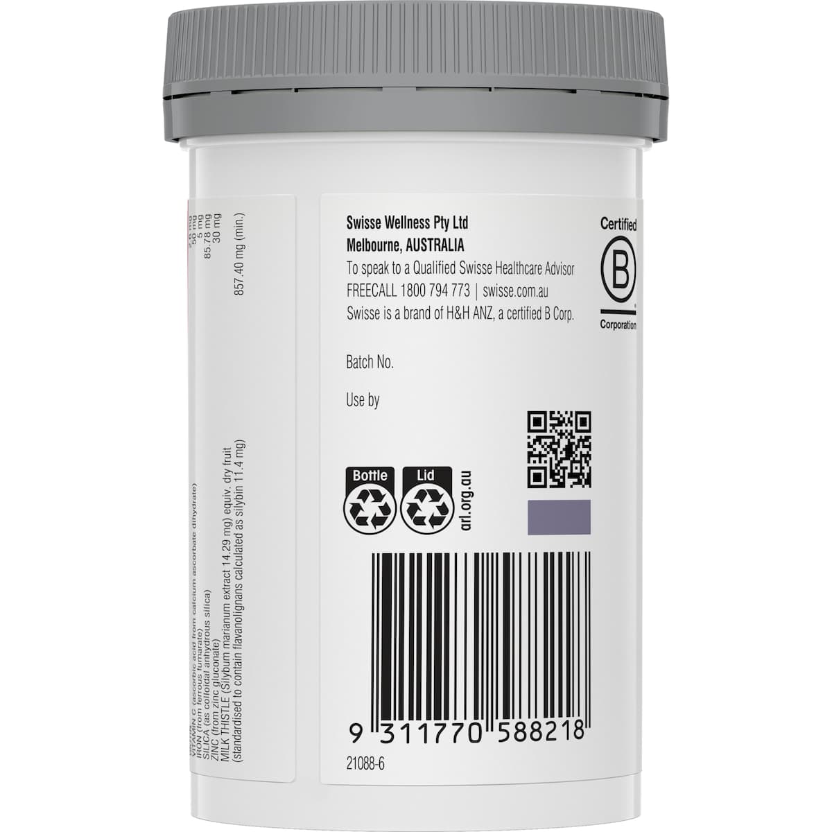 Thumbnail Swisse Beauty Hair Skin Nails+ 100 Tablets