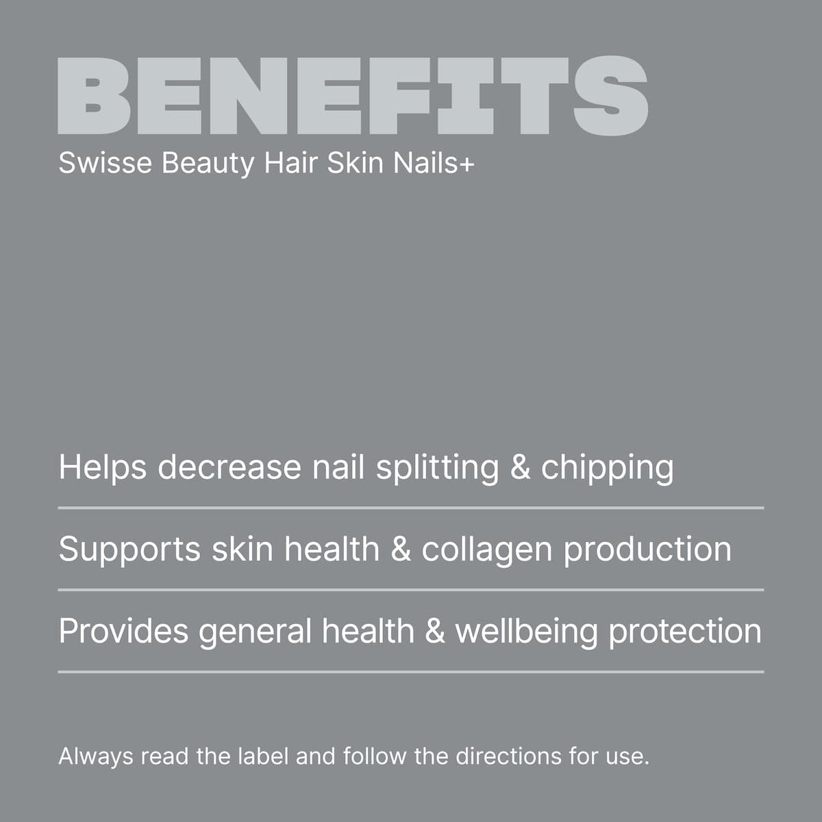 Thumbnail Swisse Beauty Hair Skin Nails+ 100 Tablets
