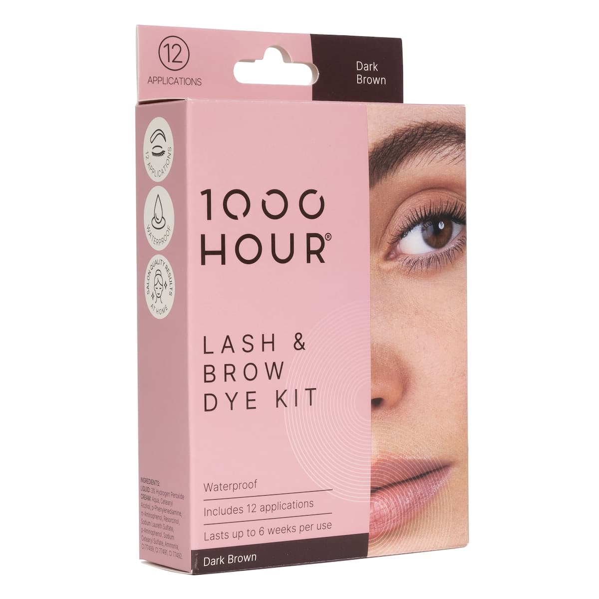 Thumbnail 1000 Hour Lash & Brow Dye Kit Dark Brown