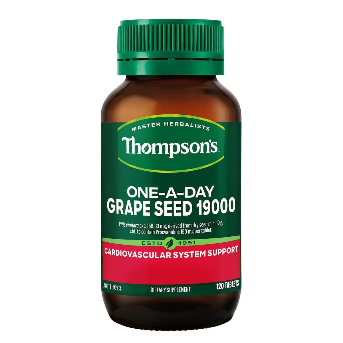 Thumbnail Thompsons One a Day Grape Seed 19000mg 120 Capsules