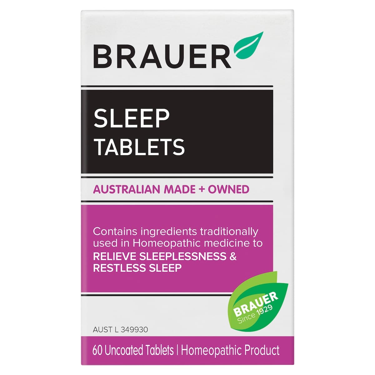 Thumbnail Brauer Sleep 60 Tablets