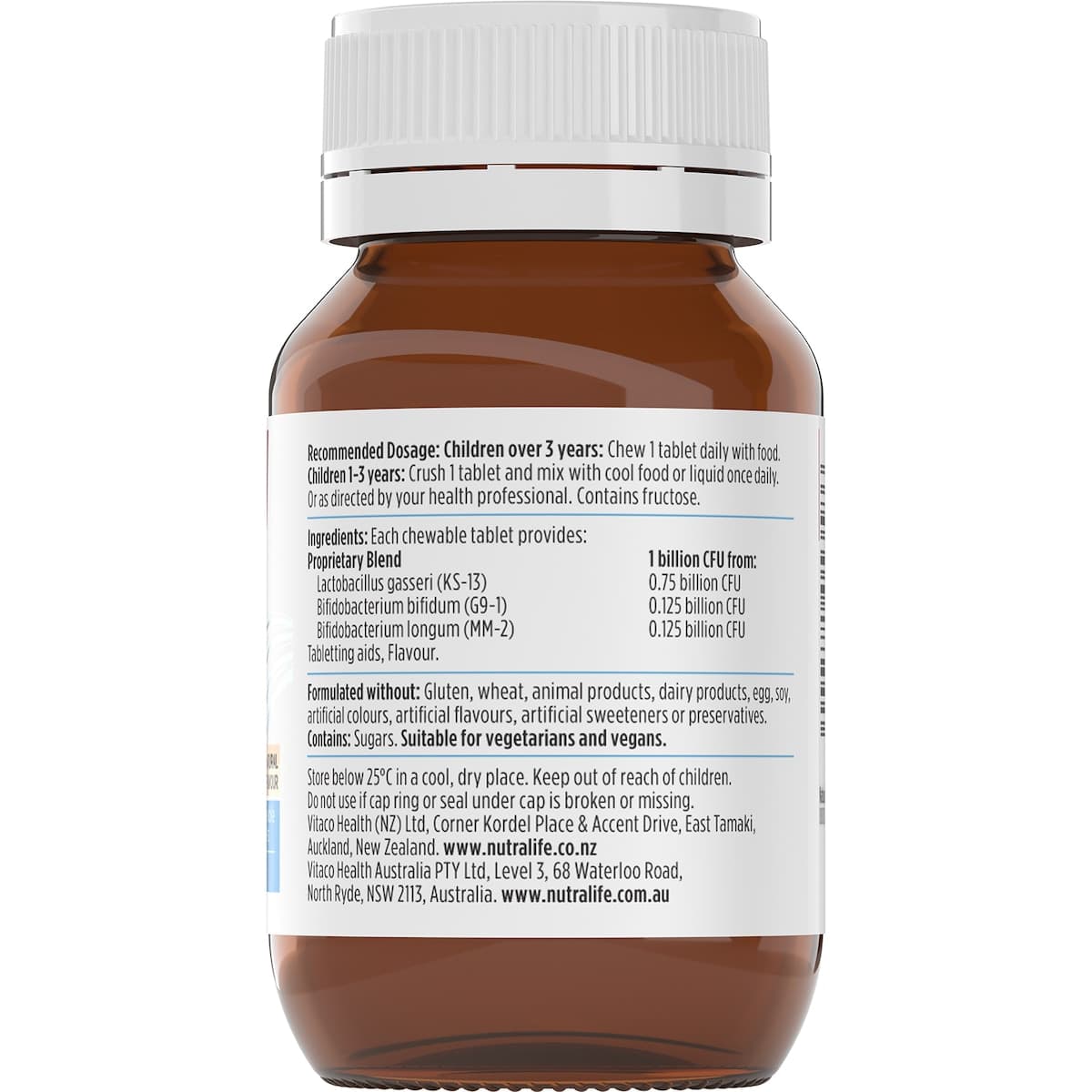 Thumbnail Nutra-Life Probiotica Kids Daily 60 Chewable Tablets