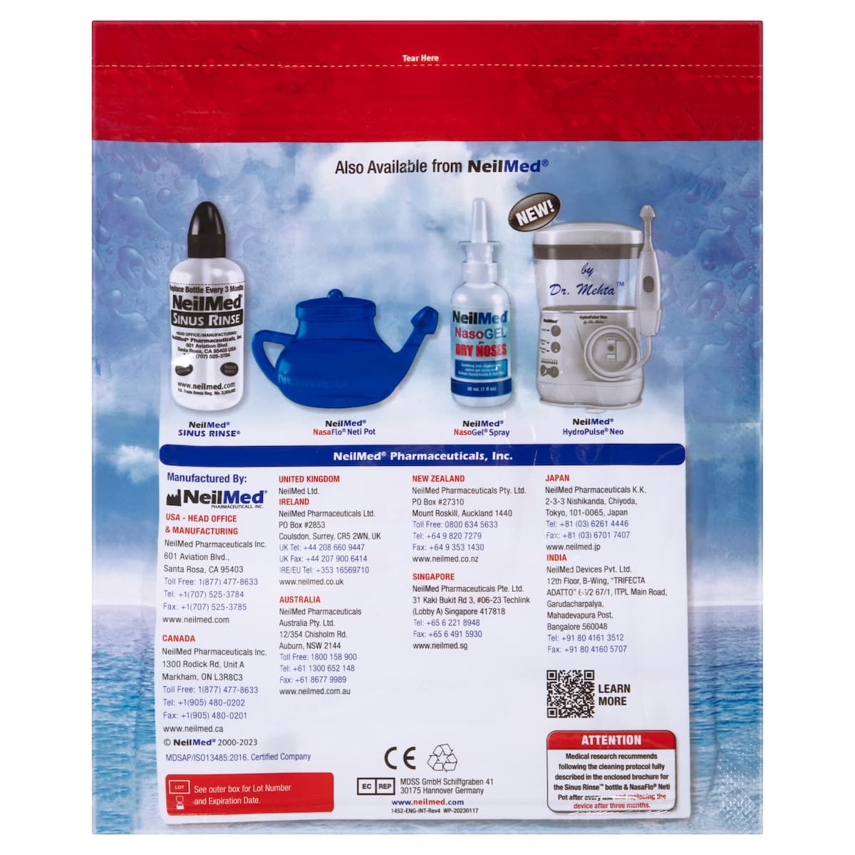 Thumbnail NeilMed Premixed Sinus Rinse Kit 60 Sachets