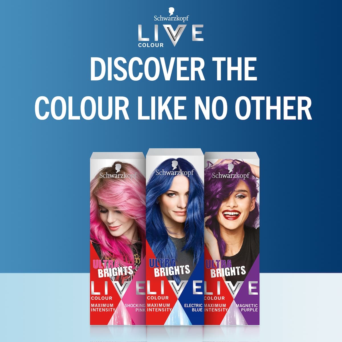 Thumbnail Schwarzkopf Live Hair Colour Ultra Brights Electric Blue 75ml