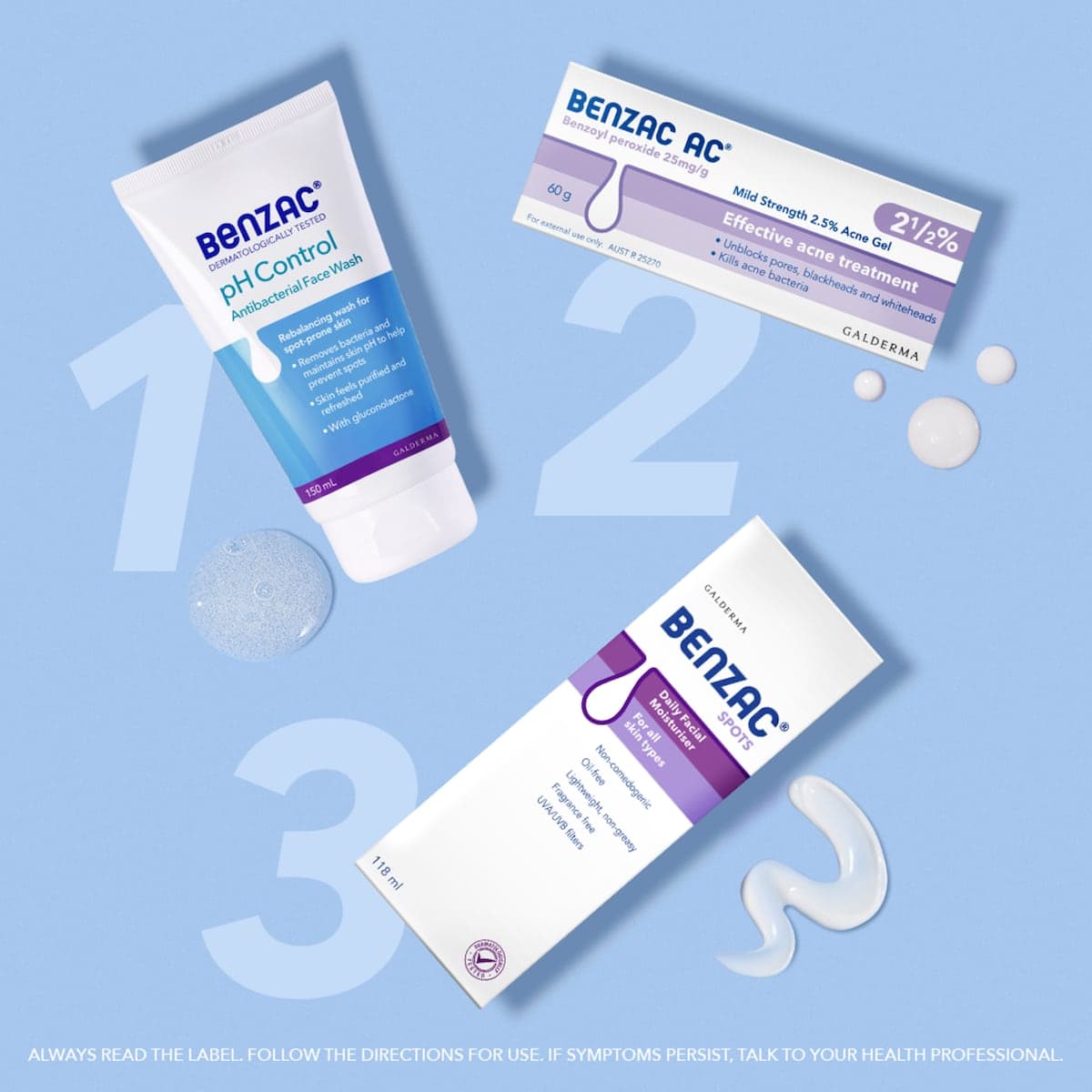 Thumbnail Benzac pH Control Antibacterial Face Wash 150ml