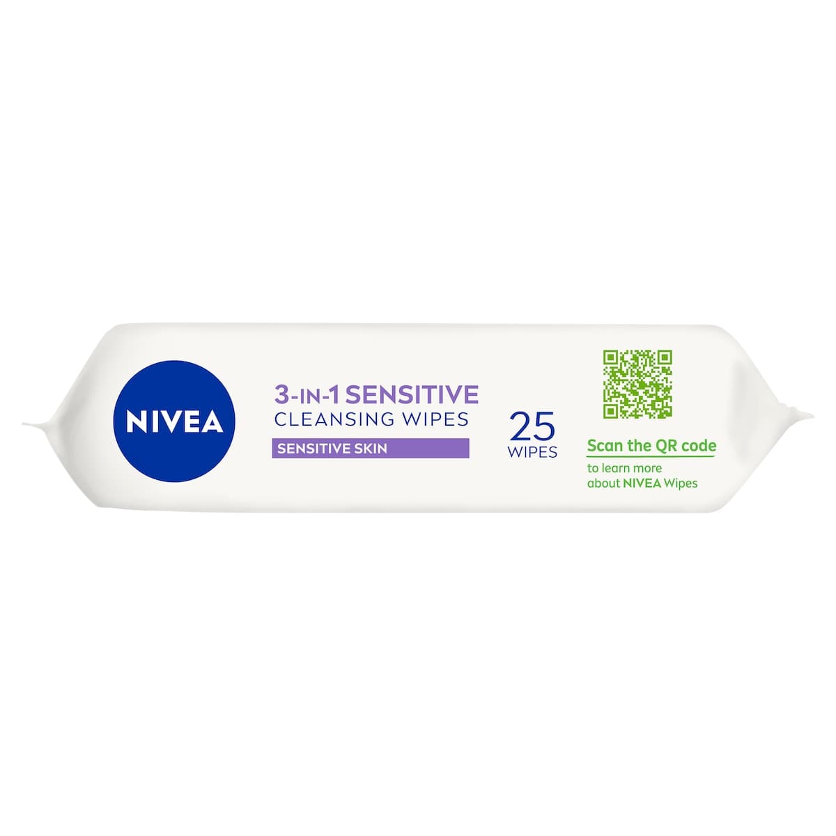 Thumbnail Nivea 3in1 Sensitive Facial Cleansing Wipes 25 Pack