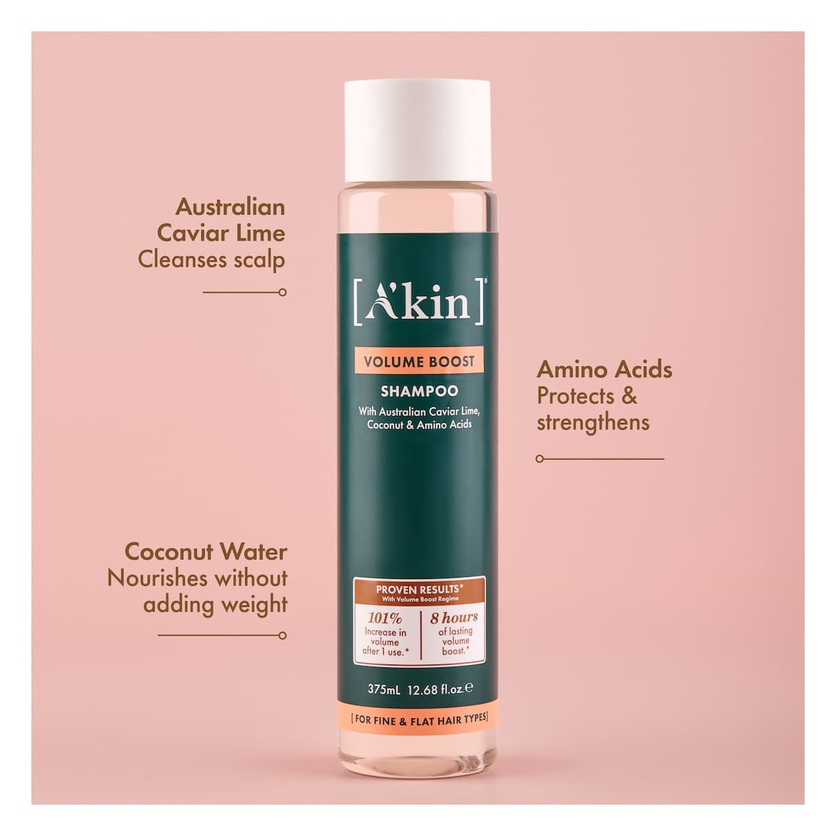 Thumbnail A'kin Volume Boost Shampoo 375ml