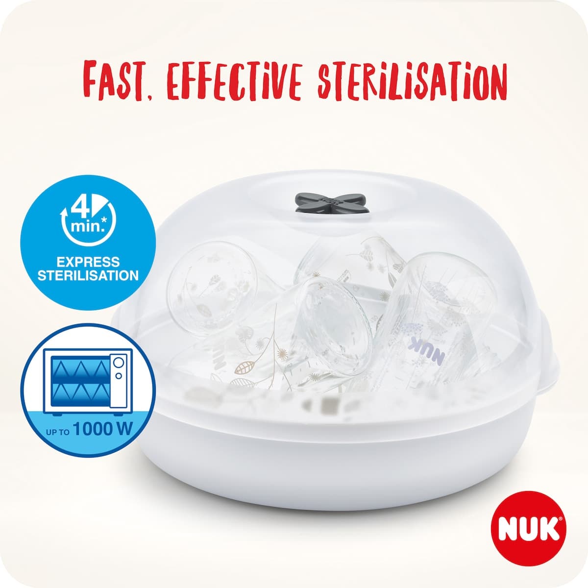 Thumbnail NUK Micro Express Plus Microwave Steam Steriliser