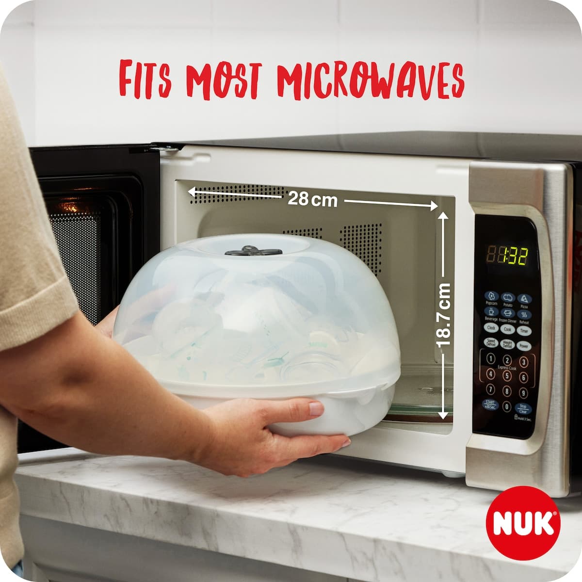 Thumbnail NUK Micro Express Plus Microwave Steam Steriliser