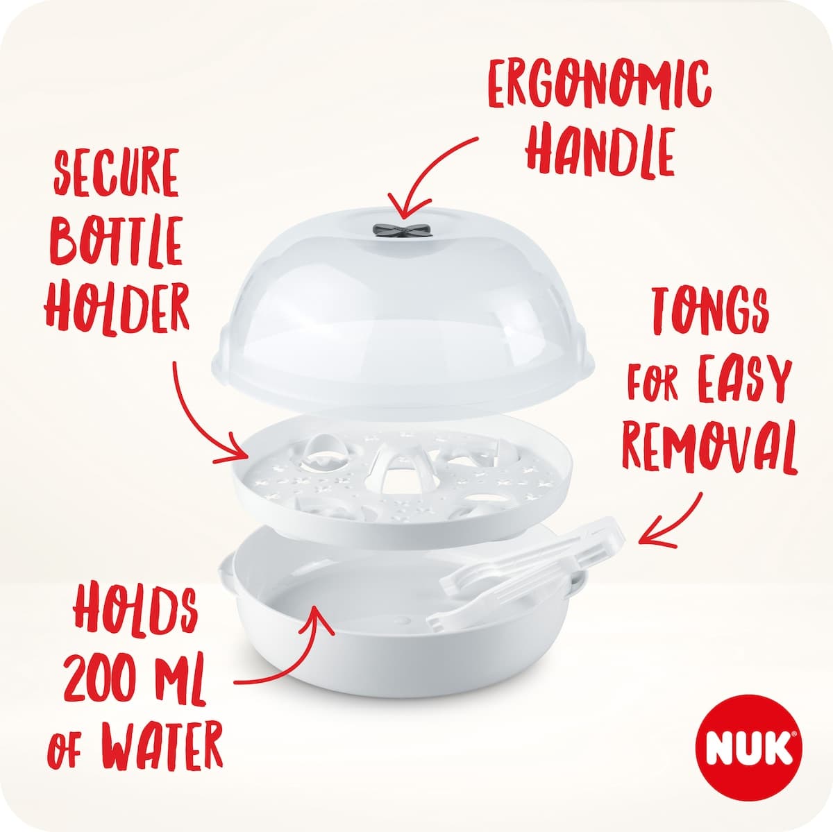 Thumbnail NUK Micro Express Plus Microwave Steam Steriliser