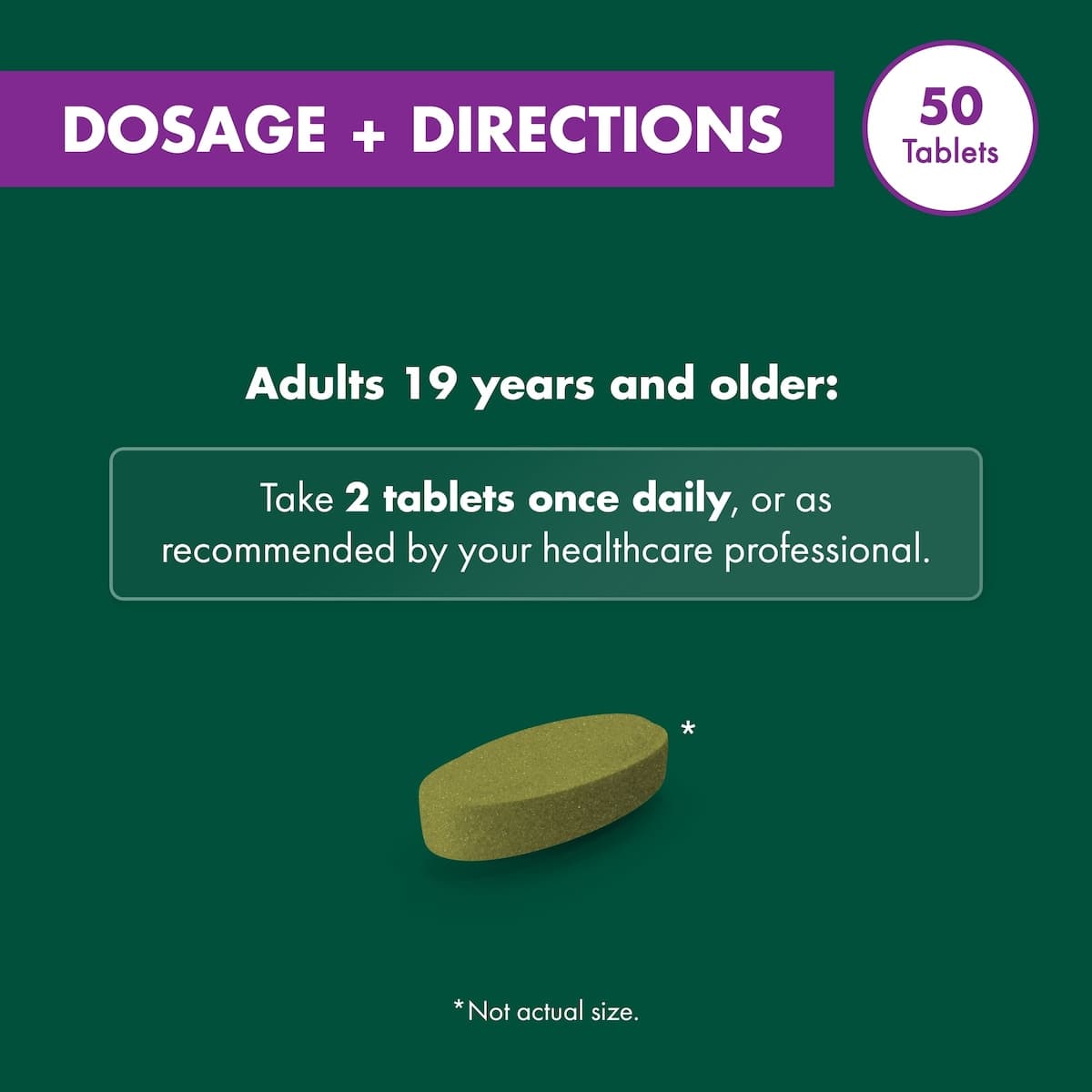 Thumbnail Nature's Own Mind Memory & Energy 50 Tablets