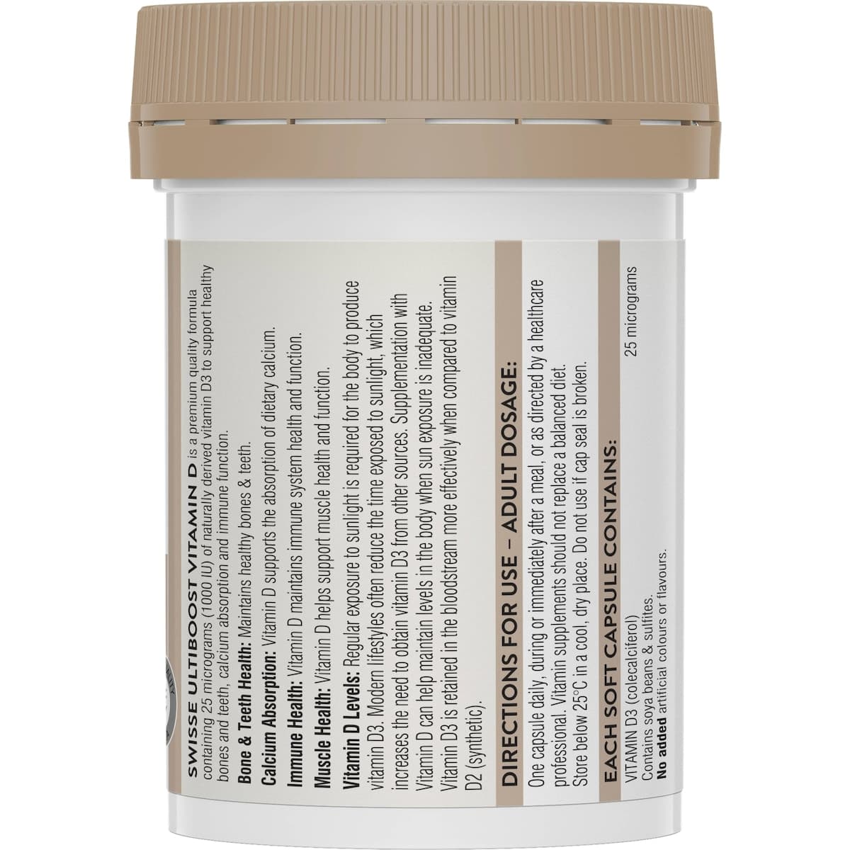 Thumbnail Swisse Ultiboost Vitamin D 60 Capsules