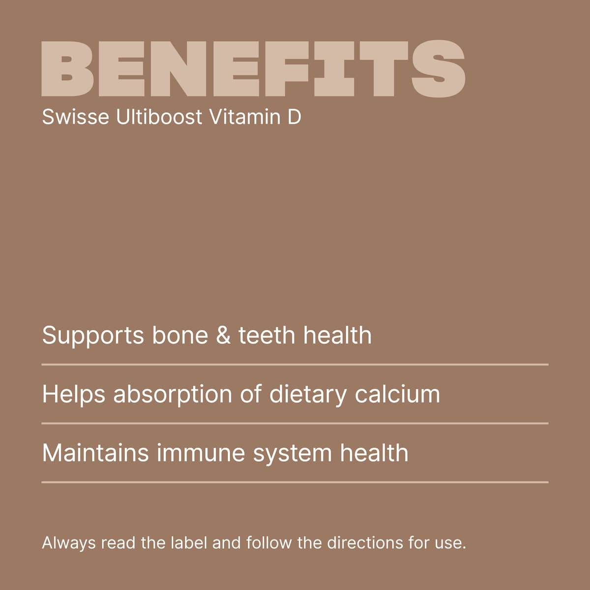 Thumbnail Swisse Ultiboost Vitamin D 60 Capsules