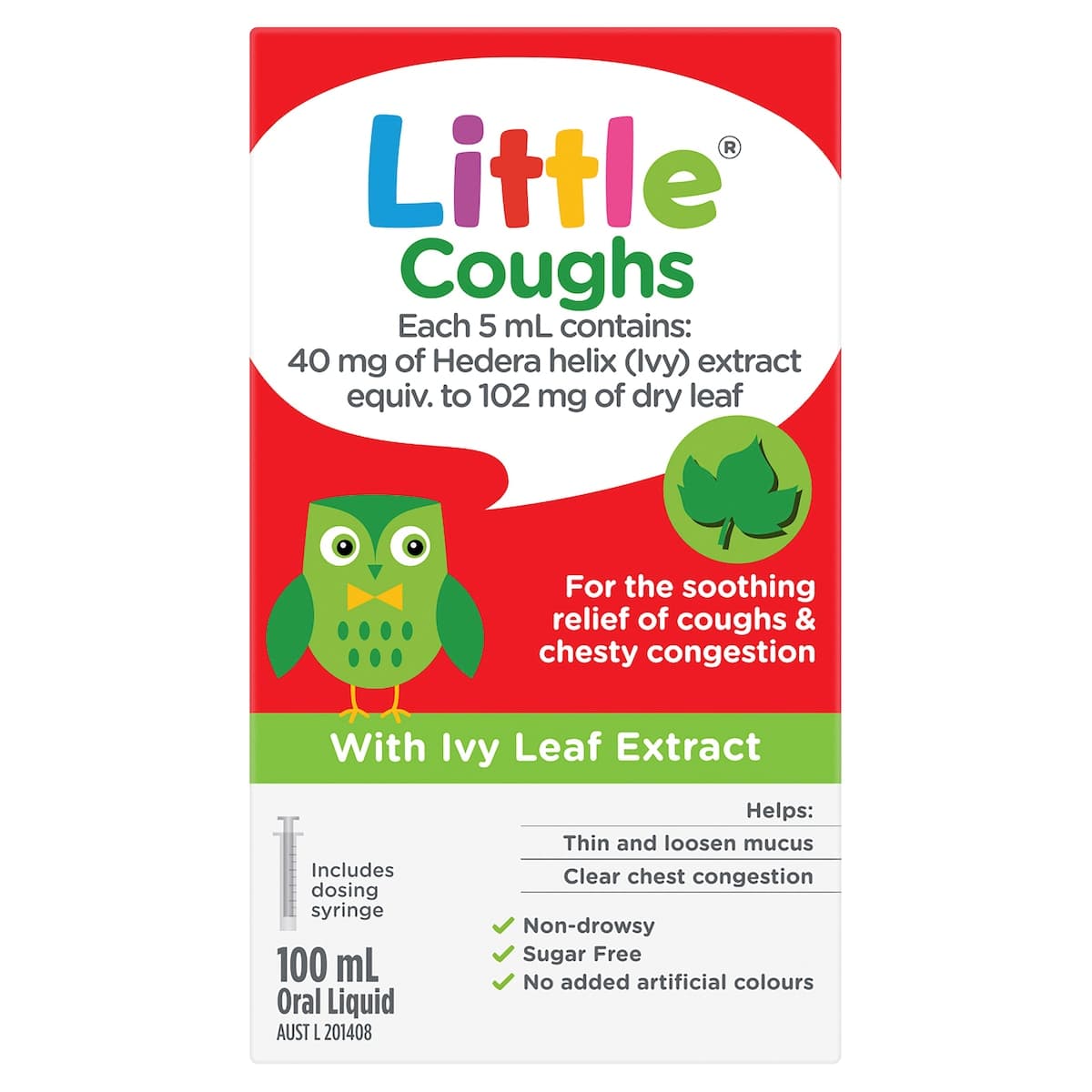 Thumbnail Little Coughs Oral Liquid Original 100mL