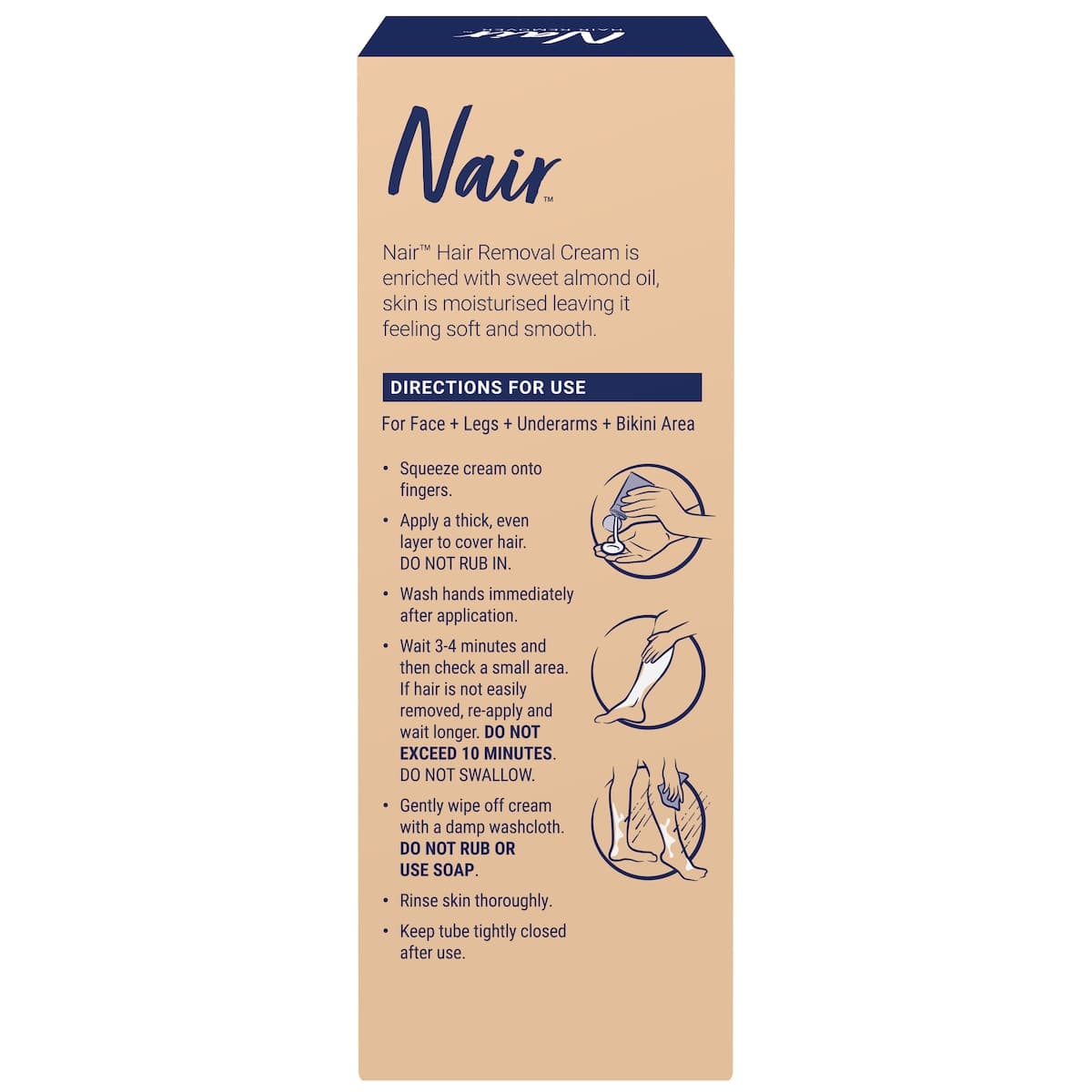 Thumbnail Nair Sensitive Hair Removal Cream for Face & Body 150g