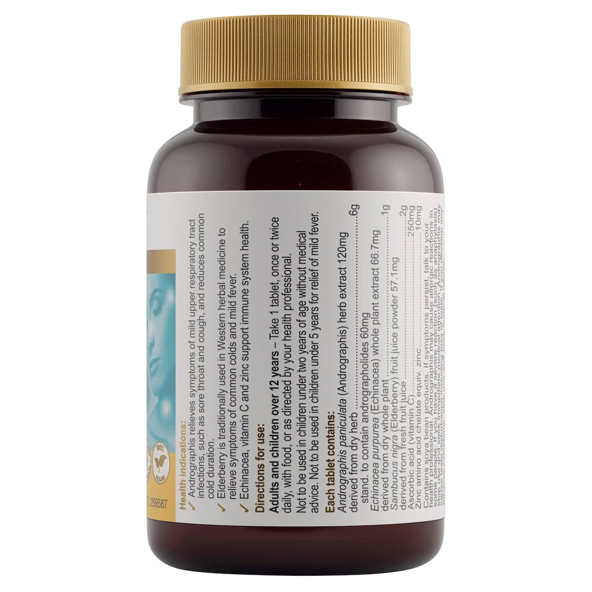 Thumbnail Herbs of Gold Cold & Flu Strike 30 Tablets