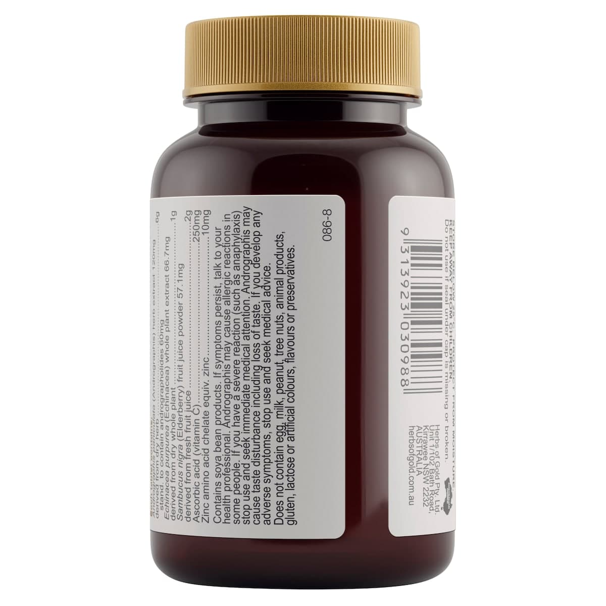 Thumbnail Herbs of Gold Cold & Flu Strike 30 Tablets
