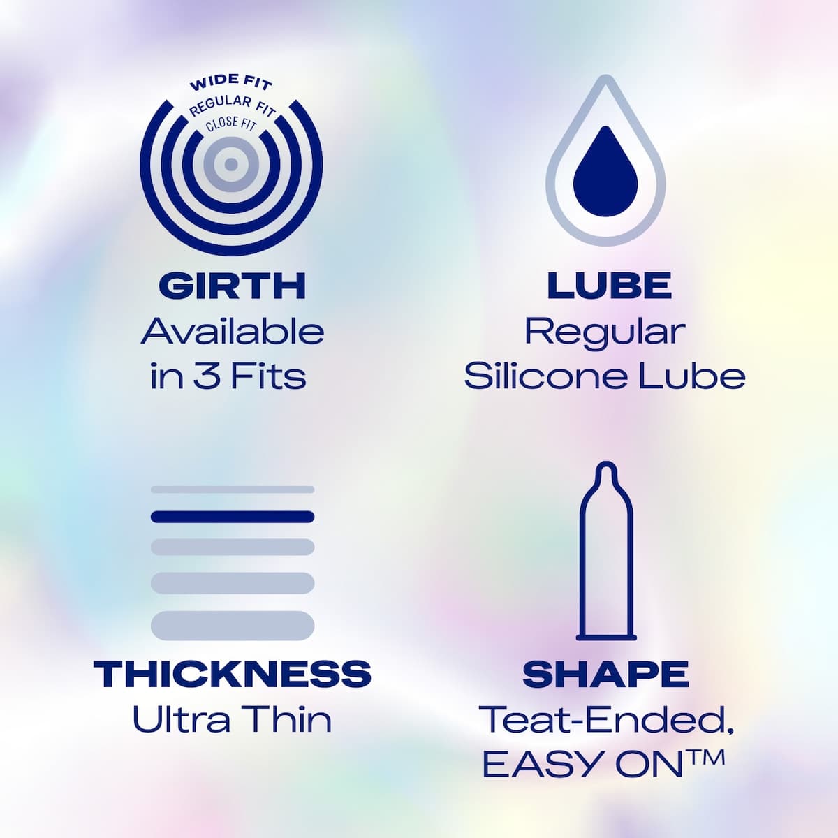 Thumbnail Durex Invisible Ultra Thin Wide Fit Condoms 10 Pack