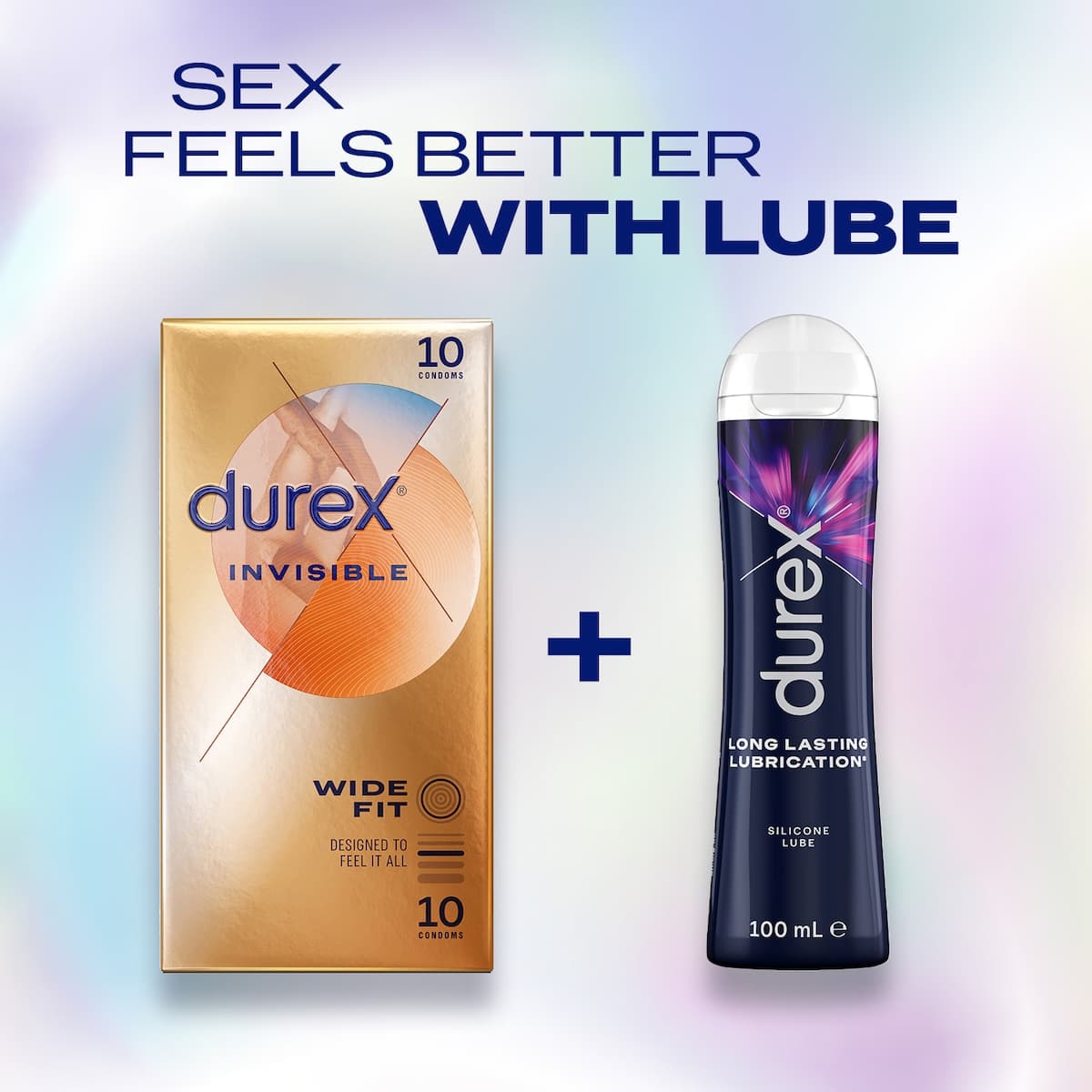 Thumbnail Durex Invisible Ultra Thin Wide Fit Condoms 10 Pack