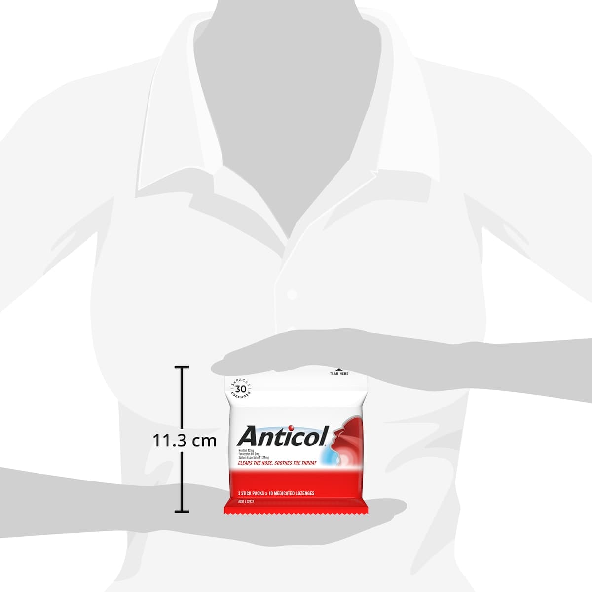 Thumbnail Anticol Original Multipack 3 x 10 Lozenges