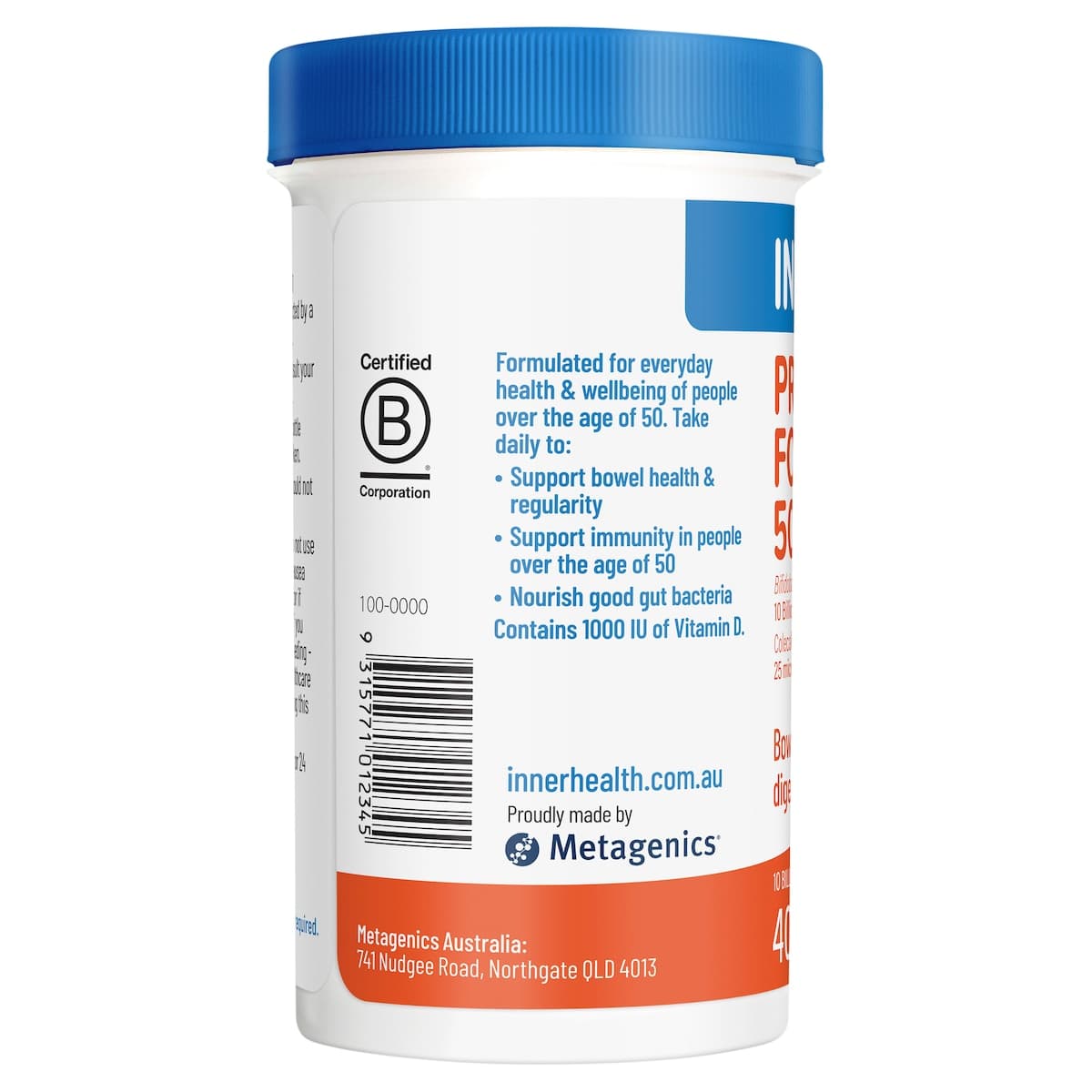 Thumbnail Inner Health Probiotics for 50+ 40 Capsules