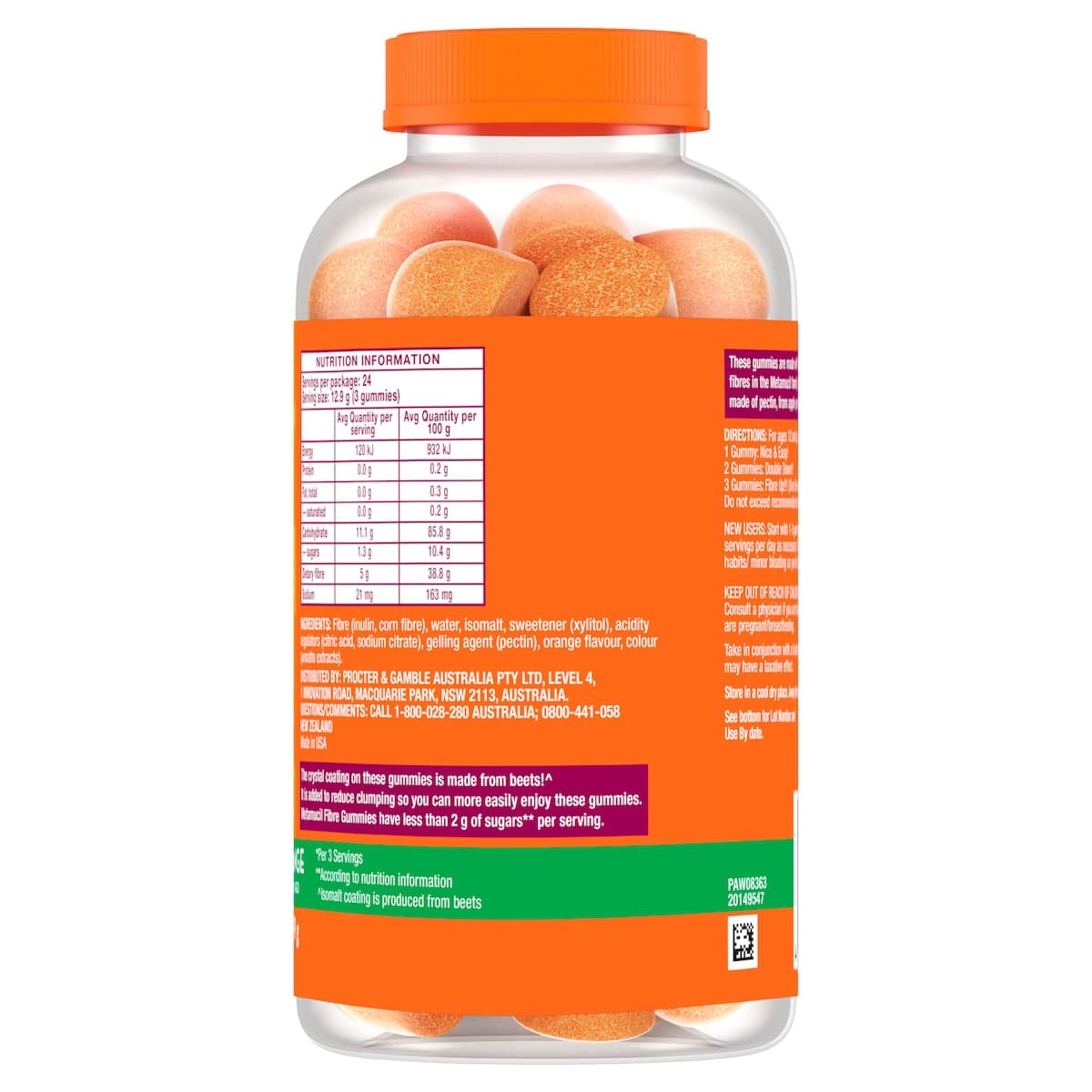 Thumbnail Metamucil Gummies 72 Pack