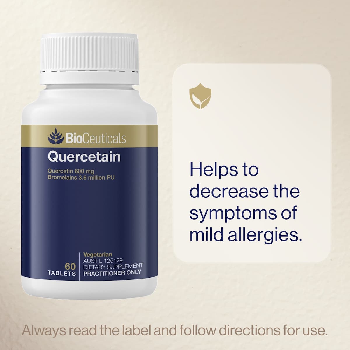 Thumbnail BioCeuticals Quercetain 60 Tablets