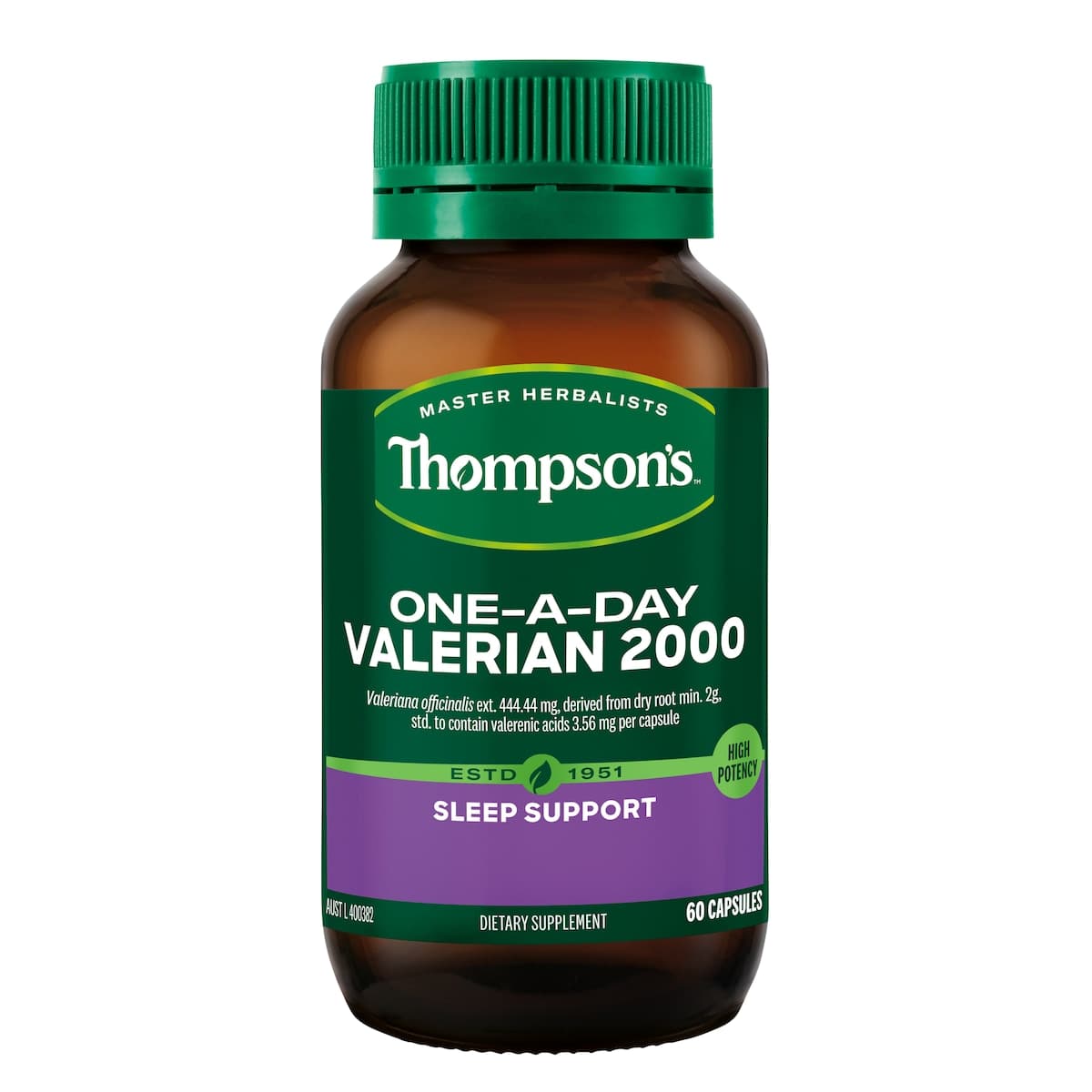 Thumbnail Thompsons One a Day Valerian 2000mg - 60 Capsules