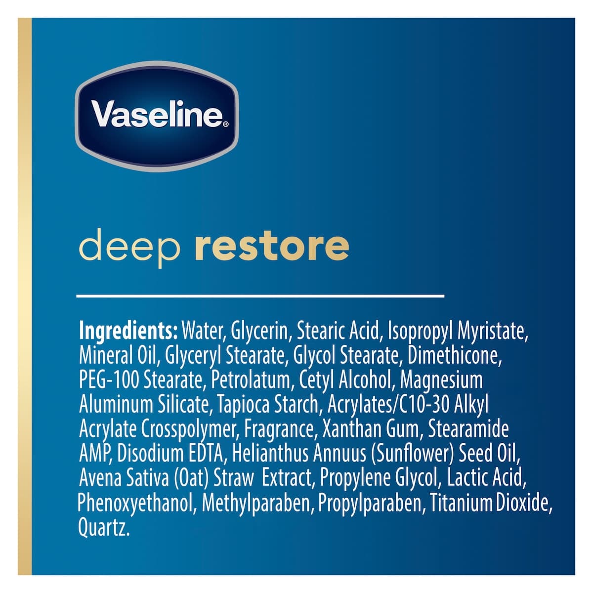 Thumbnail Vaseline Intensive Care Deep Restore Body Lotion 750ml