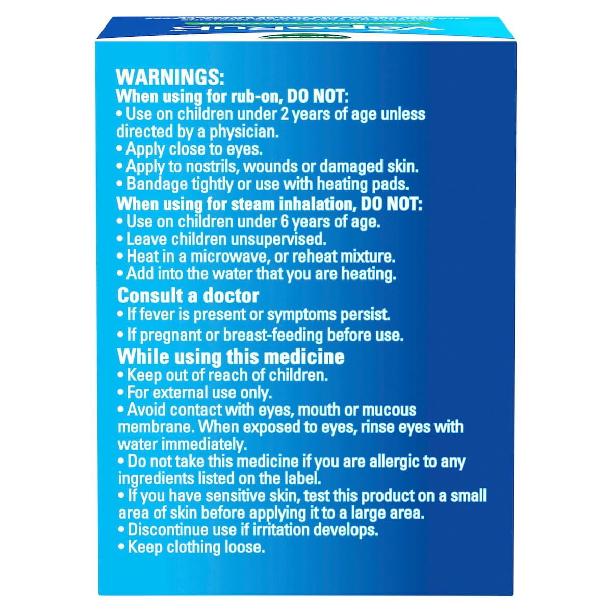 Thumbnail Vicks VapoRub Vaporizing Ointment 100g