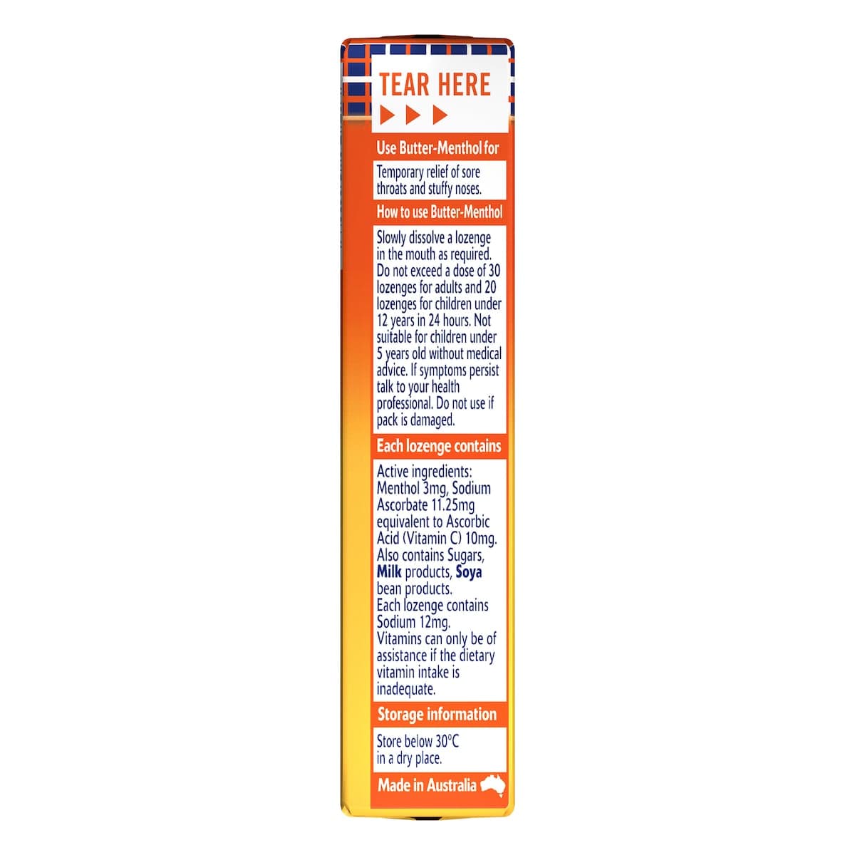Thumbnail Nestle Butter Menthol Honey Centre Lozenges 10 Pack