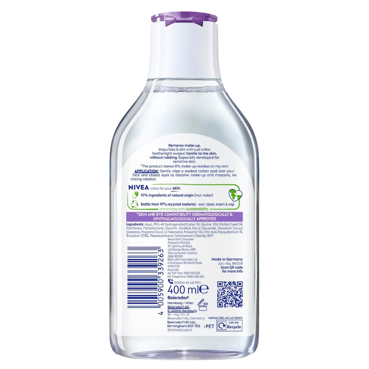 Thumbnail Nivea Micellar Water Soothing 400ml