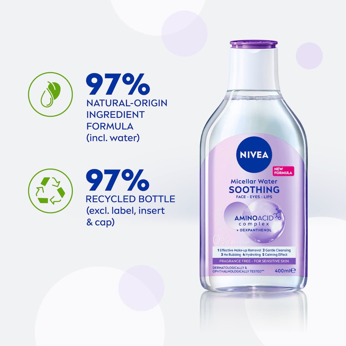 Thumbnail Nivea Micellar Water Soothing 400ml