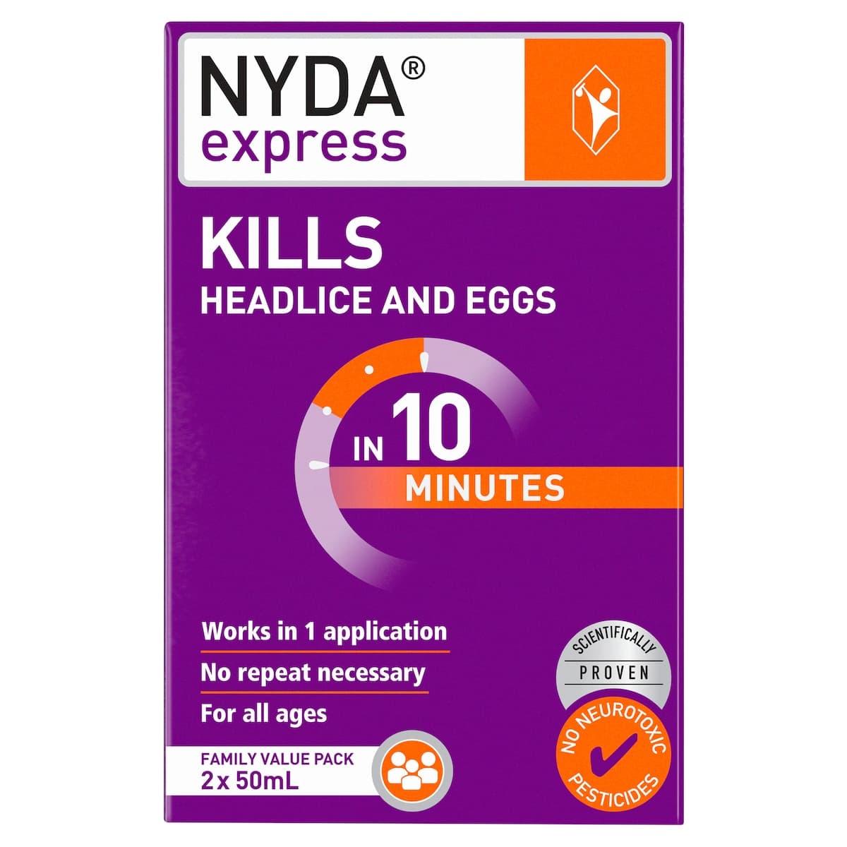 Thumbnail Brauer NYDA Express Head Lice Treatment 2 x 50ml