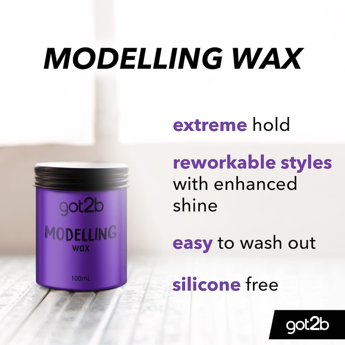 Thumbnail Schwarzkopf Got2b Modelling Wax for Reworkable Styles 100ml