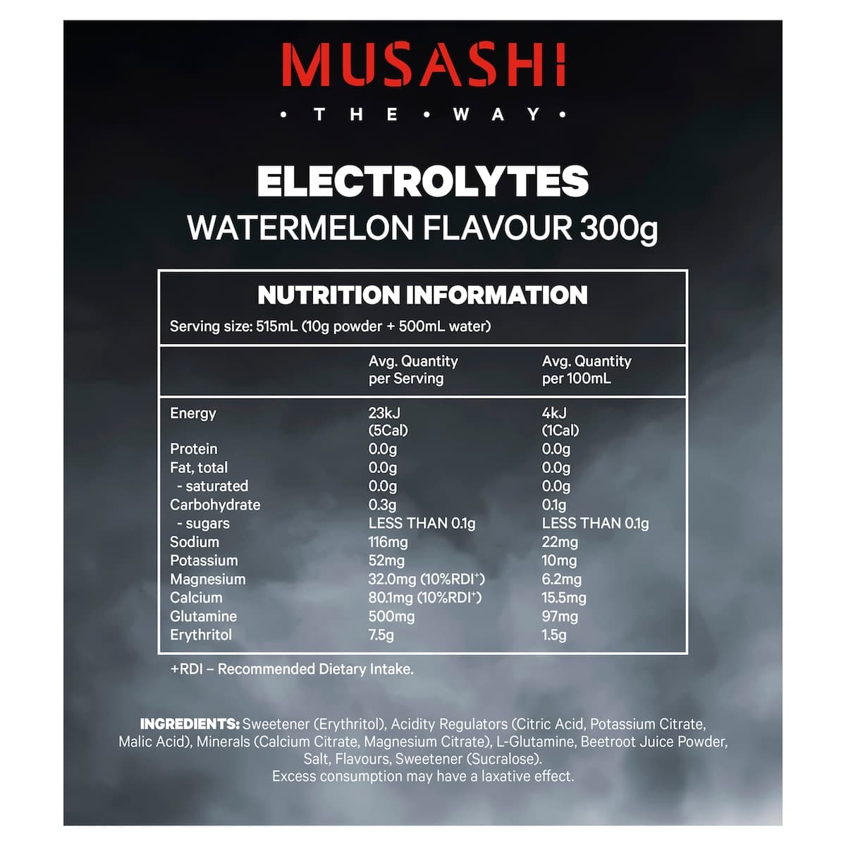 Thumbnail Musashi Electrolytes Watermelon 300g