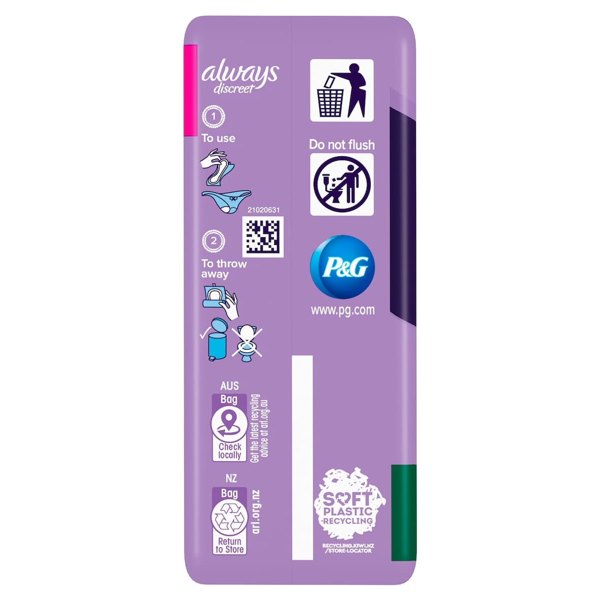 Thumbnail Always Discreet Incontinence Pads Normal 12 Pack