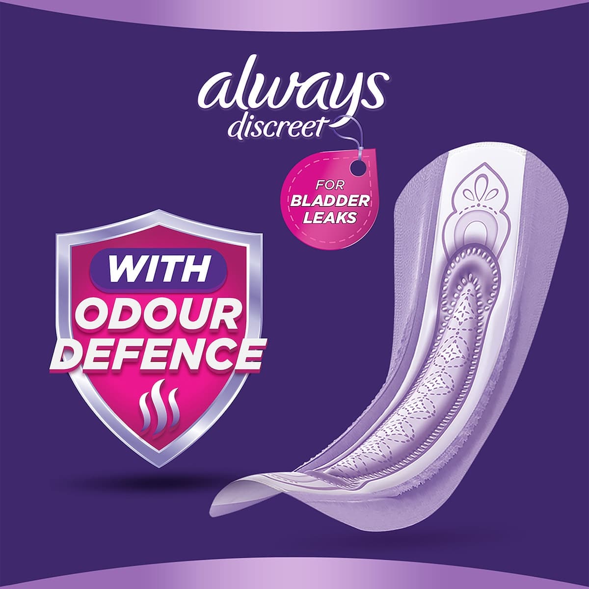 Thumbnail Always Discreet Incontinence Pads Normal 12 Pack