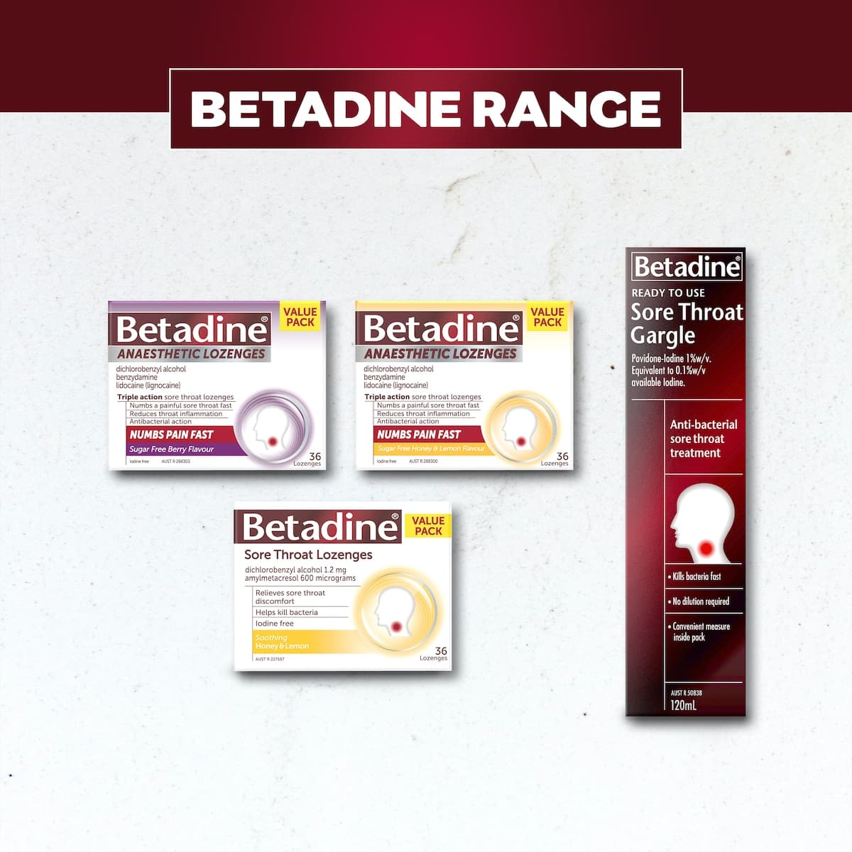 Thumbnail Betadine Concentrated Sore Throat Gargle 15ml