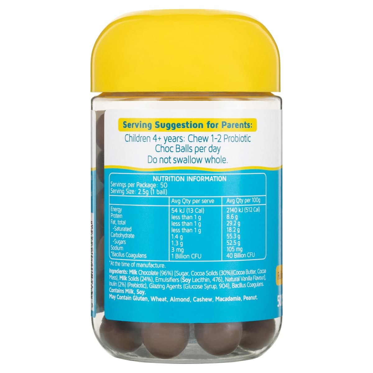Thumbnail Nature's Way Kids Smart Probiotic Choc Balls 50 Pack