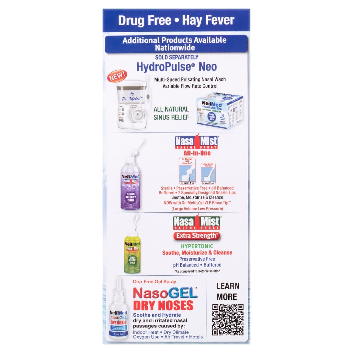 Thumbnail NeilMed Sinus Rinse Premixed 120 Sachets