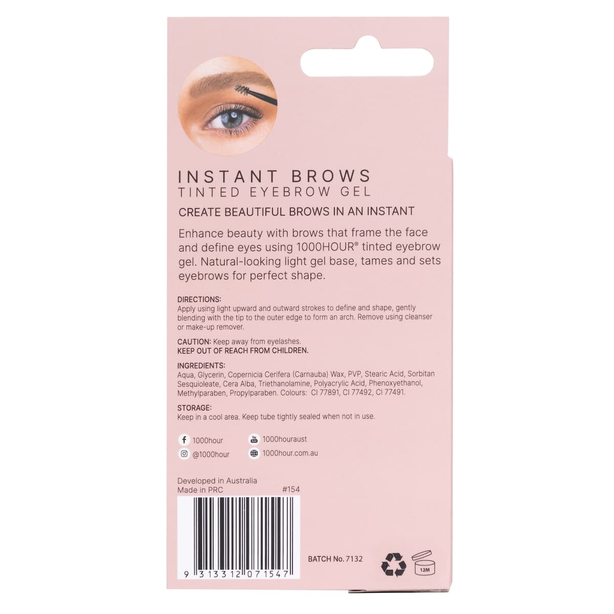 Thumbnail 1000 Hour Instant Brows Mascara Brown/Blonde