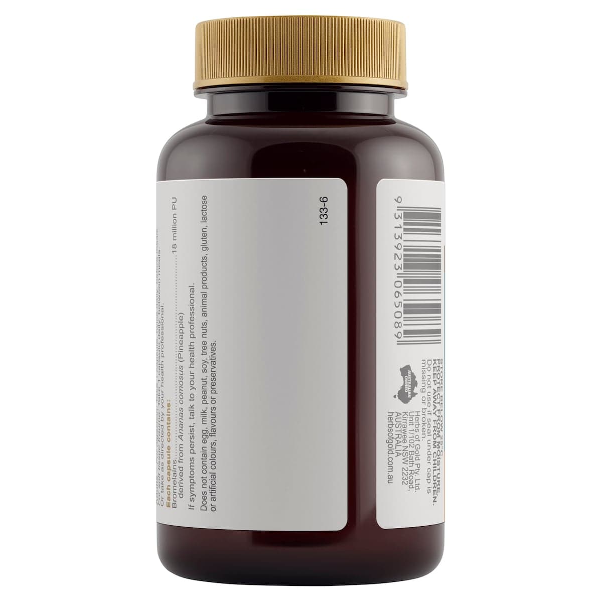 Thumbnail Herbs of Gold Bromelain Forte 60 Capsules