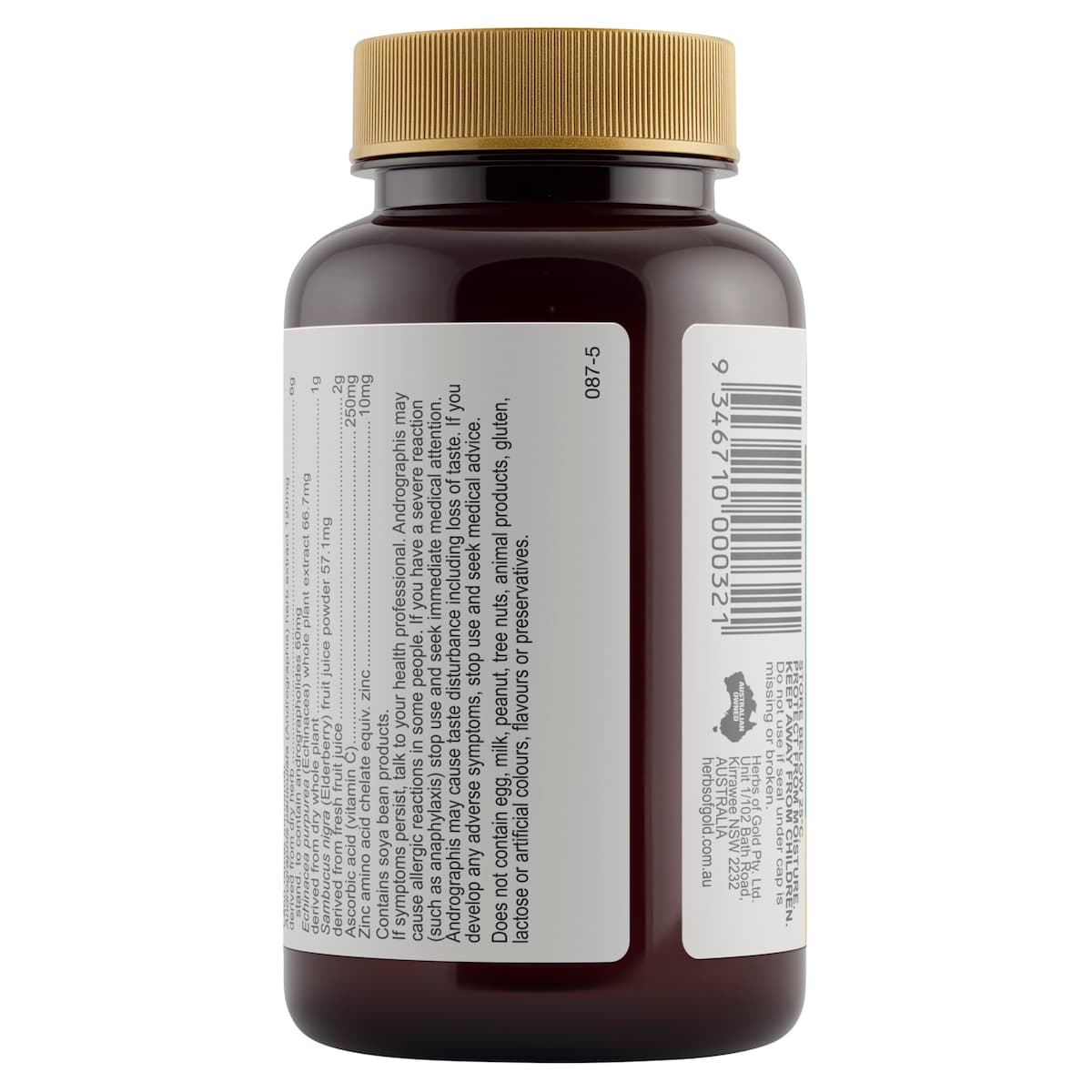 Thumbnail Herbs of Gold Cold & Flu Strike 60 Tablets