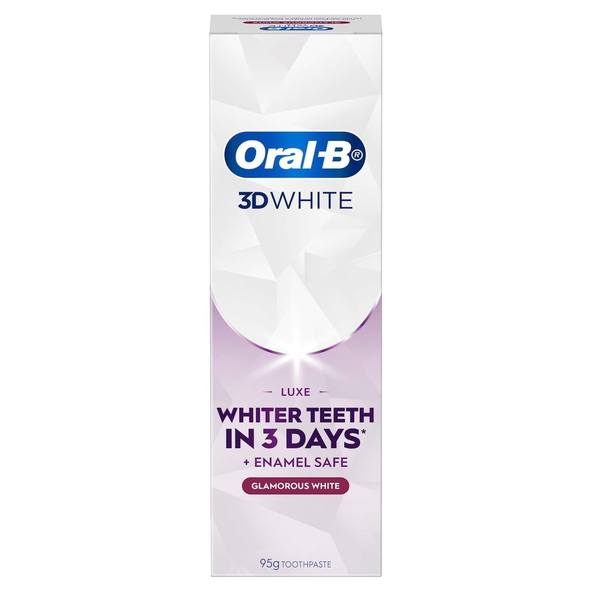 Thumbnail Oral B Toothpaste 3D White Luxe Glamorous White Paste 95g