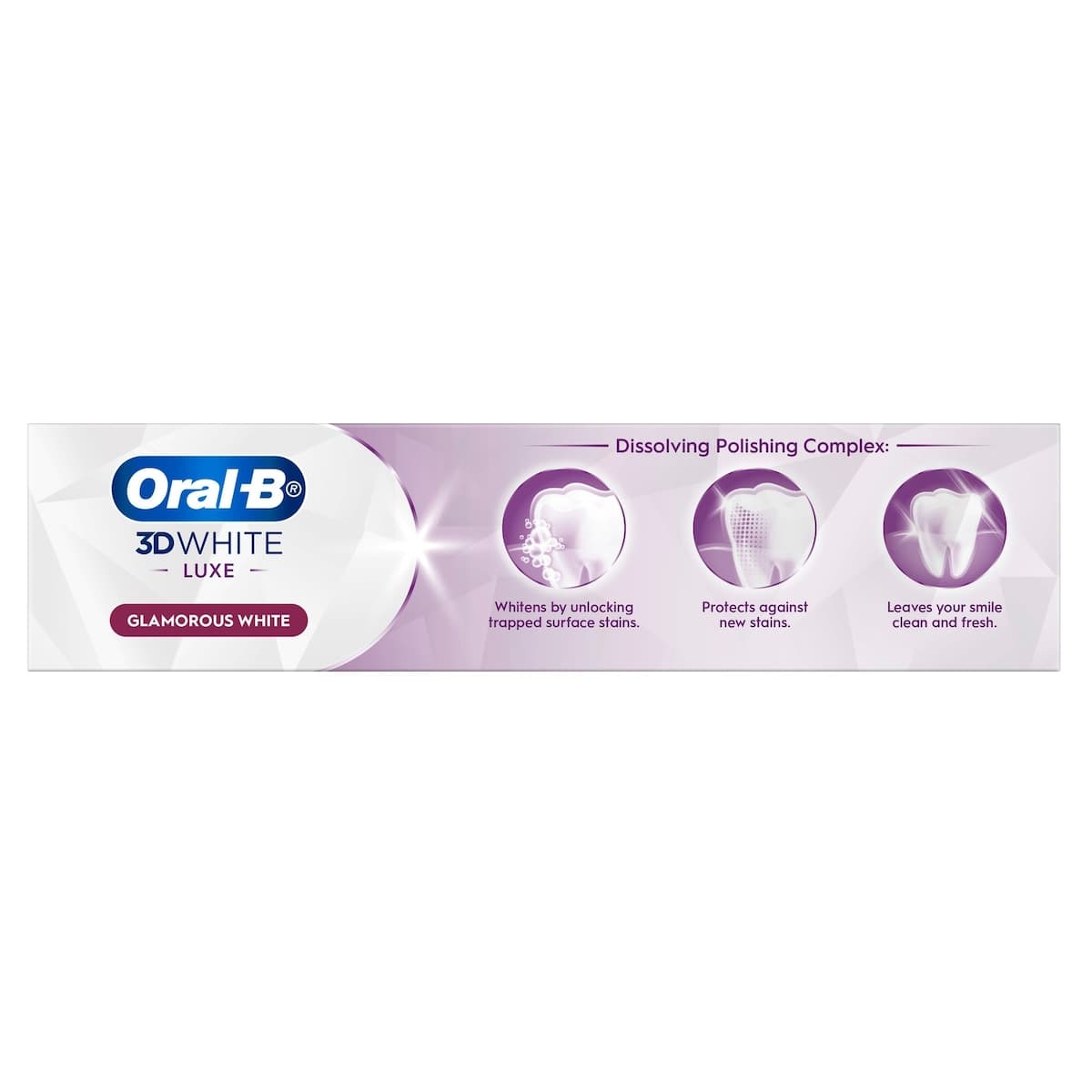 Thumbnail Oral B Toothpaste 3D White Luxe Glamorous White Paste 95g