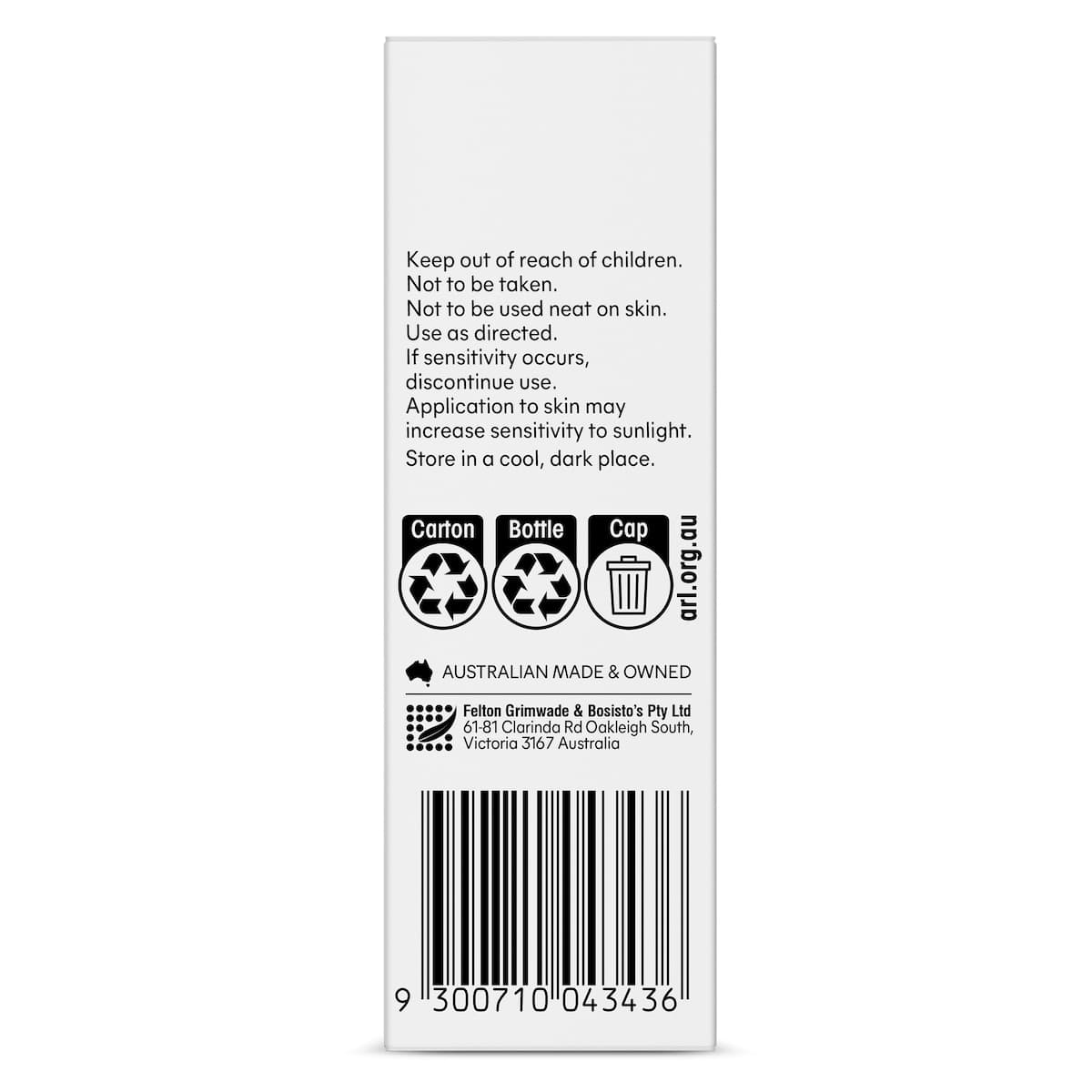 Thumbnail Bosisto's Natives Stress Oil 15ml
