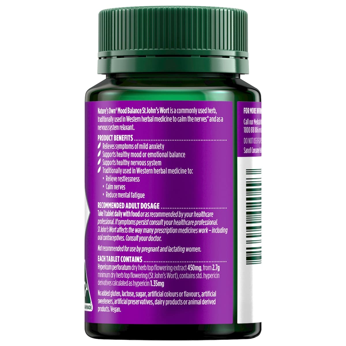 Thumbnail Nature's Own Mood Balance St John's Wort 50 Tablets
