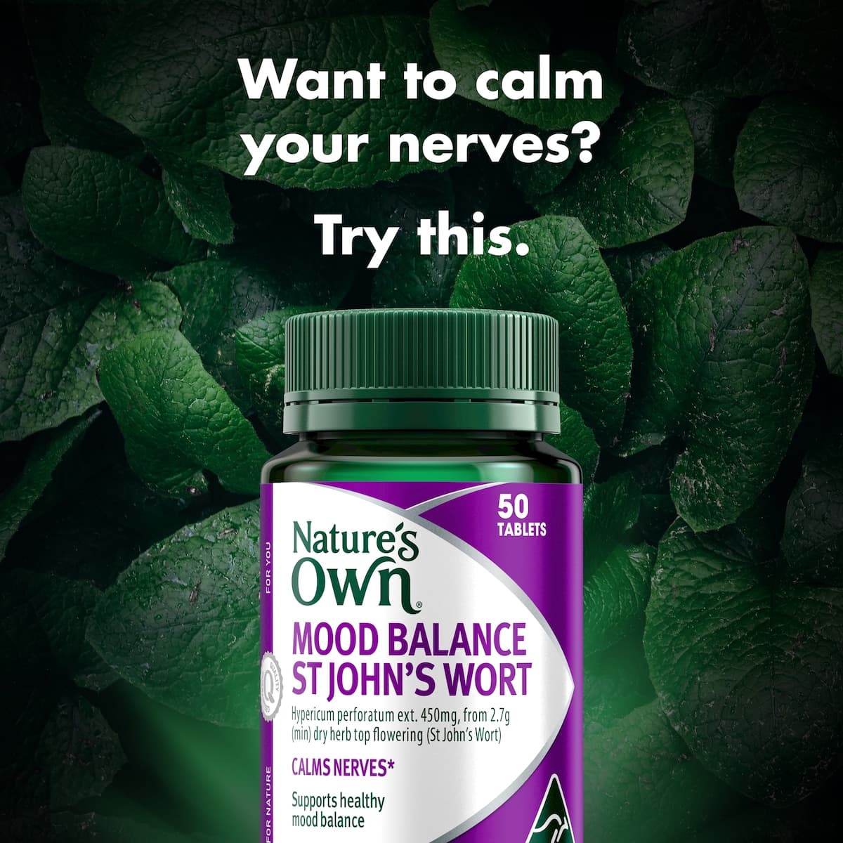 Thumbnail Nature's Own Mood Balance St John's Wort 50 Tablets