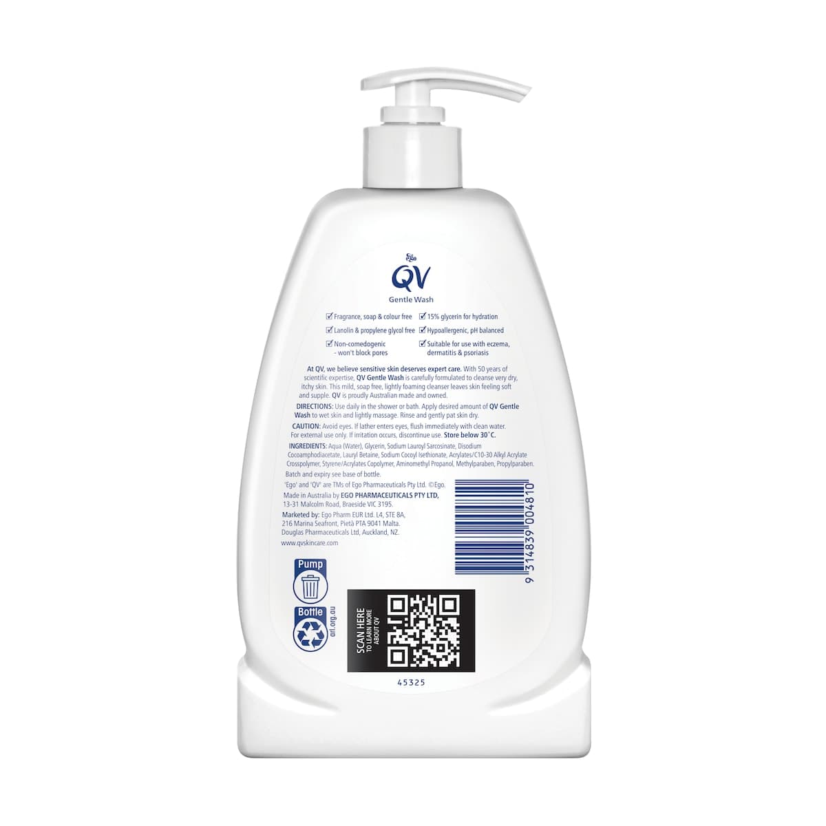 Thumbnail Ego QV Gentle Body Wash 500g